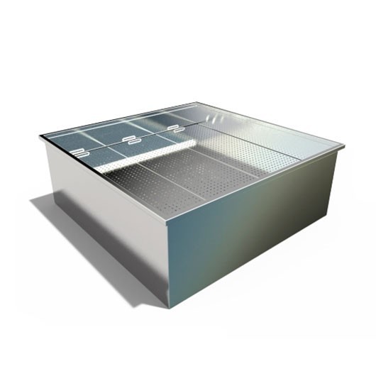 Washing tray for containers