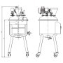 Reactor 100 l (mobile on wheels)
