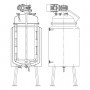 Reactor 250 liters